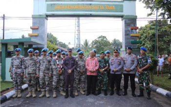 Pj Walikota Asripan Nani Hadiri Syukuran Personil Satgas BGC TNI KONGA XXXIX E Monusco Kongo