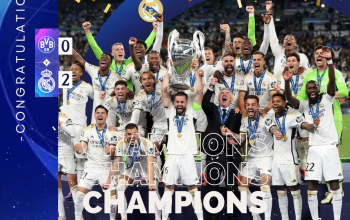 Bungkam Dortmund 2-0, Real Madrid Juara Liga Champion