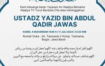 Kabar Duka, Ustadz Sunah Yazid Bin Abdul Qadir Jawas Meninggal Dunia