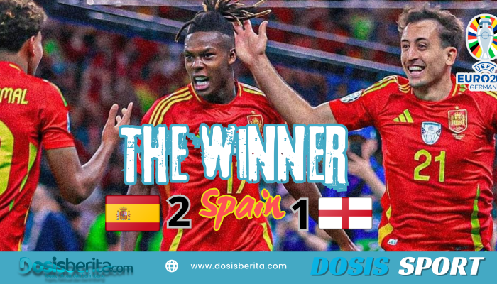 Tim Banteng Matador Juara Euro Cup 2024 Setelah Berhasil Menanduk The Three Lions Dengan Skor 2-1