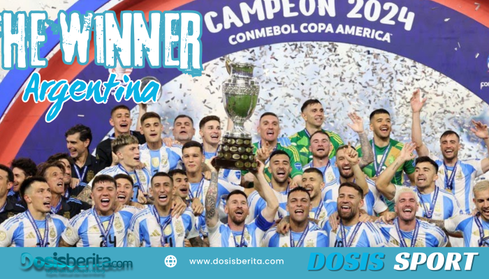 Timnas Argentina Berhasil Menjadi Juara Copa Amerika 2024 Usai Menekuk Colombia Dengan Skor 1-0
