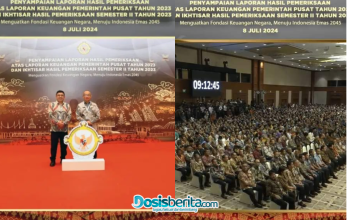 Pj. Walikota Didampingi Ketua DPRD Kotamobagu Hadiri Penyampaian Hasil Pemeriksaan BPK RI Di Jakarta