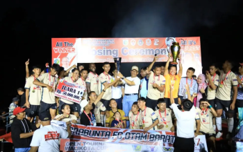 Pj Walikota Kotamobagu Asripan Nani Menutup Dengan Resmi Open Tournament Walikota Cup 2024