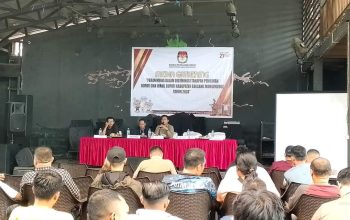 KPU Bolmong Gelar Media Gethering Ajak Pers Lawan Berita Hoax