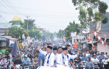 Diantar Puluhan Ribu Pendukung Miltan, Pasangan MESRA Resmi Mendaftar Di KPU Kotamobagu