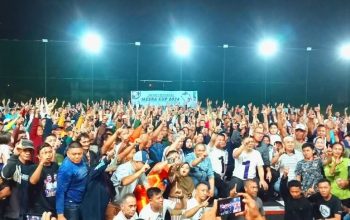Antusias Masyarakat Hadiri Turnamen Final Mesra Cup Sipatuo Mini Soccer