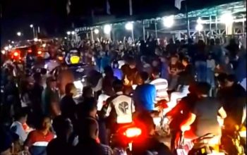 Ribuan Warga Poyowa Kecil Tumpa Ruah, Ramaikan Kampanye Dialogis Pasangan Mesra
