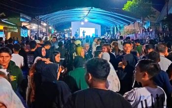 Membludak, Ribuan Masyarakat Moyag Bersatu Hadiri Kampanye Dialogis Pasangan MESRA