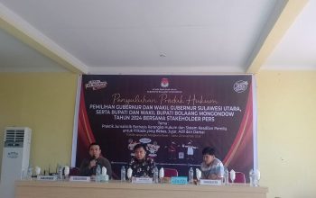 KPU Bolmong Bersinergi Dengan Polres Dan Kesbangpol Gelar Penyuluhan Produk Hukum Pilkada Serentak 2024