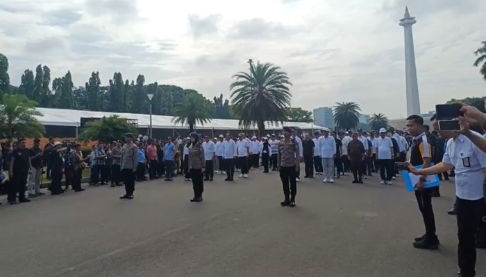 Jelang Pelantikan, 481 Kepala Daerah Terpilih Mengikuti Gladi Kotor Di Monas