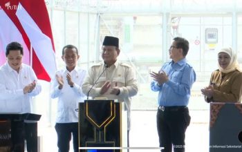 Presiden Prabowo Resmikan Smelter PT Freeport Indonesia Di Gresik