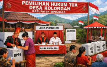 Pilhut Desa Kolongan Diwarnai Pelanggaran Netralitas Oleh Oknum PJ Hukum Tua